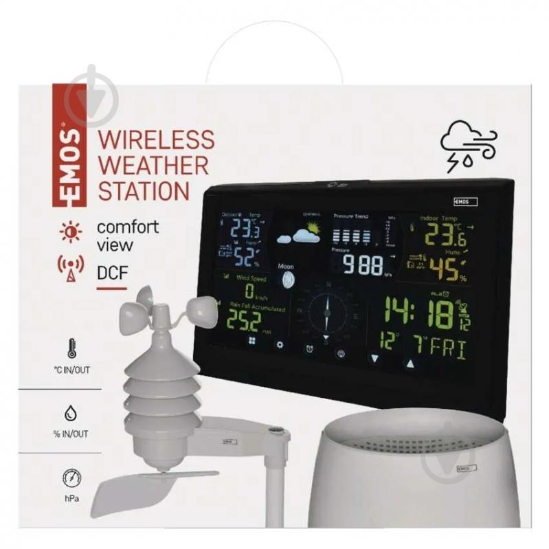 Метеостанція Emos бездротова цифрова E6016 - фото 12 Метеостанція Emos бездротова цифрова E6016 - фото 12