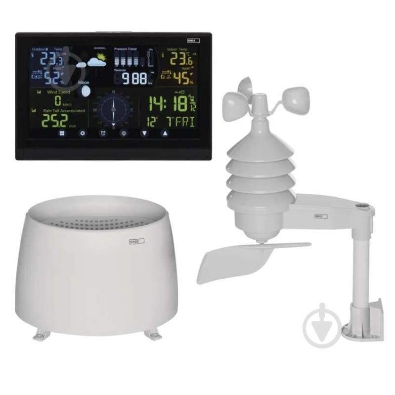 Метеостанція Emos бездротова цифрова E6016 - фото 8 Метеостанція Emos бездротова цифрова E6016 - фото 8
