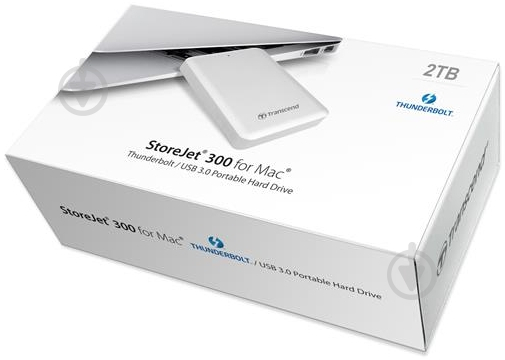 Зовнішній жорсткий диск Transcend StoreJet M300 2 ТБ 2,5" USB 3.0 (TS2TSJM300) - фото 2