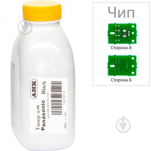 Тонер AHK Panasonic 1500 150г chip (3202776) black - фото 1