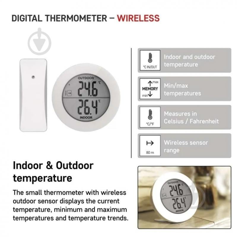 Термометр Emos бездротовий E0129 - фото 2