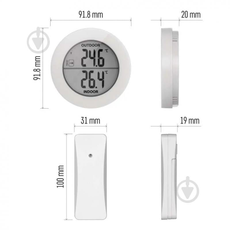 Термометр Emos бездротовий E0129 - фото 5