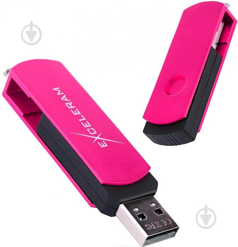 Флеш-память USB Exceleram P2 Series 64 ГБ USB 2.0 rose (EXP2U2ROB64) - фото 1 Флеш-память USB Exceleram P2 Series 64 ГБ USB 2.0 rose (EXP2U2ROB64) - фото 1