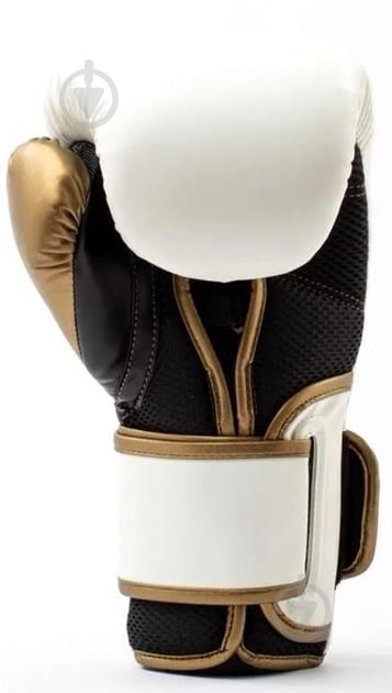 Боксерские перчатки Everlast P00003048 р. 10 белый с золотистым - фото 4