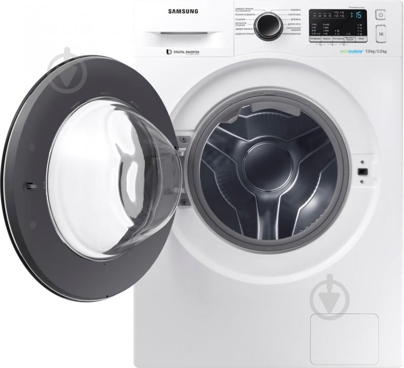 Пральна машина із сушкою Samsung WD70M4443JW/UA - фото 6