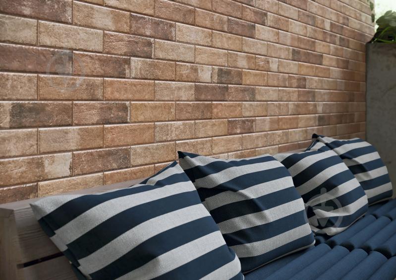 Клинкерная плитка Ceramika Paradyz Fondi brown kapinos stopnica prosta 30x33 - фото 3