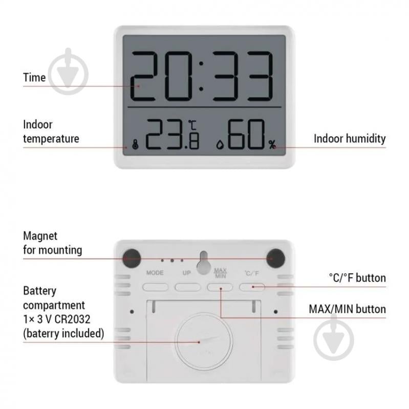 Термогигрометр Emos E6210 - фото 2