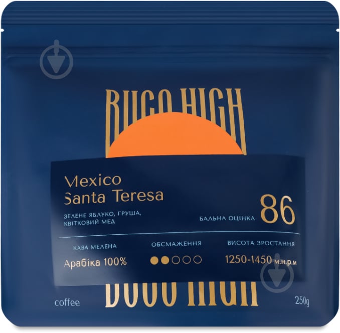 Кофе молотый Buco Mexico Santa Teresa High 250 г - фото 1