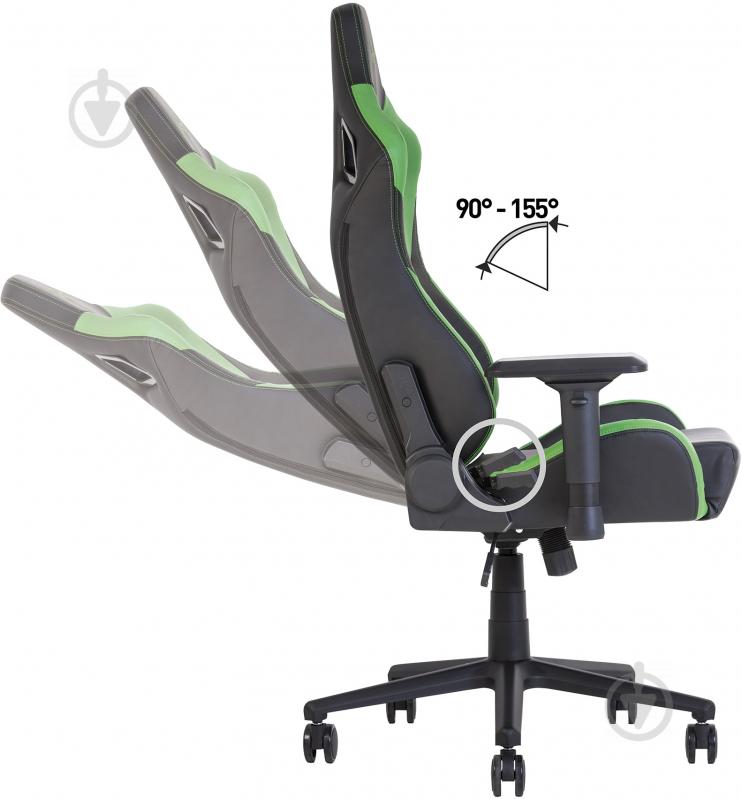 Крісло Hexter Pro R4D Tilt MB70 Eco/02 чорно-зелений - фото 19