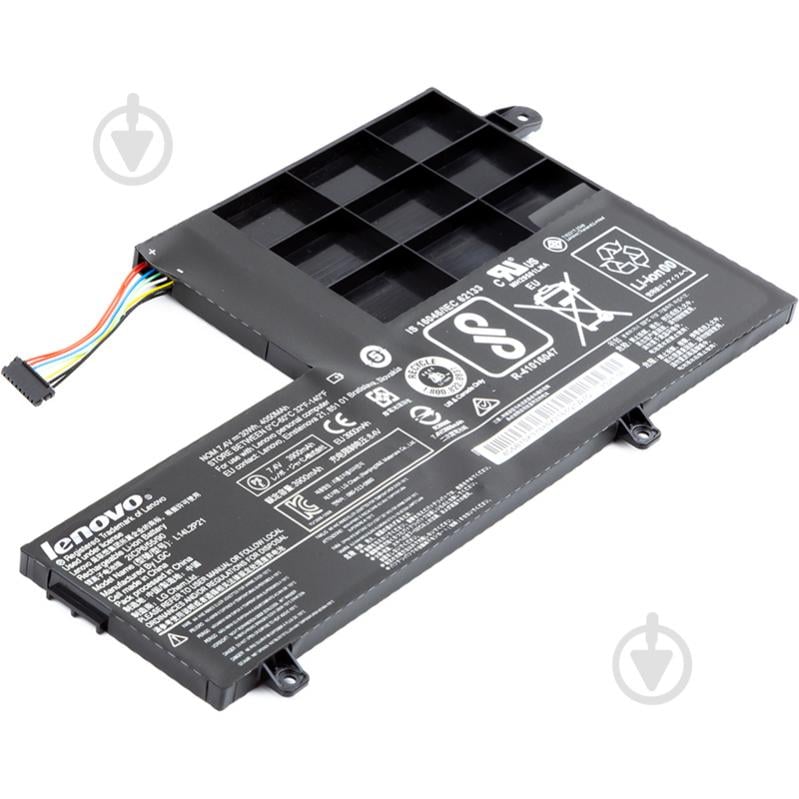 Акумулятор для ноутбука Lenovo NB481002 7,4 V 4050 mAh для Lenovo Yoga 510-14AST (L15C2PB1) (original) - фото 2