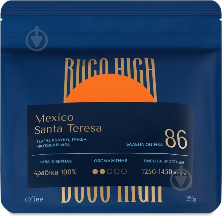 Кофе в зернах Buco Mexico Santa Teresa High 250 г - фото 1