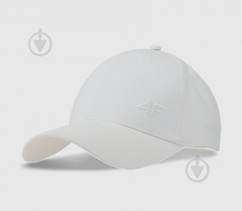 Кепка 4F BASEBALL CAP U367 4FWSS25ACABU367-11S S/M белый - фото 1