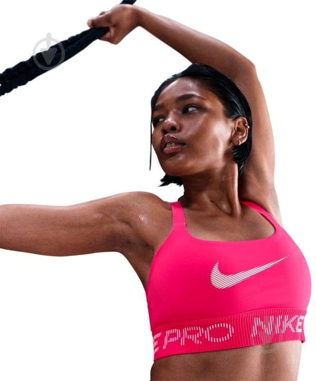 Бра Nike Pro Light Support Nike IF3973-666 р.L рожевий - фото 3