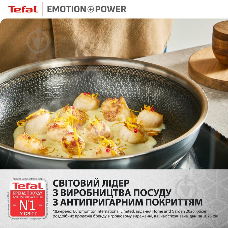 Сковорода Tefal Emotion+ Power 28 см E3410655 - фото 8