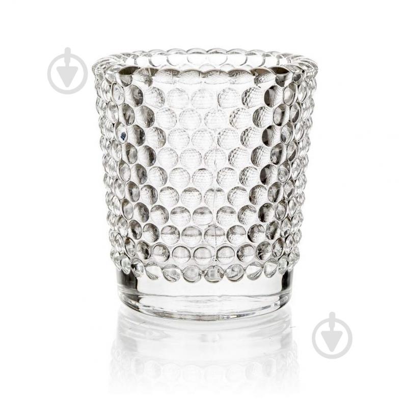 Подсвечник стеклянный 5.5 см Bubbles Banquet - фото 1 Подсвечник стеклянный 5.5 см Bubbles Banquet - фото 1