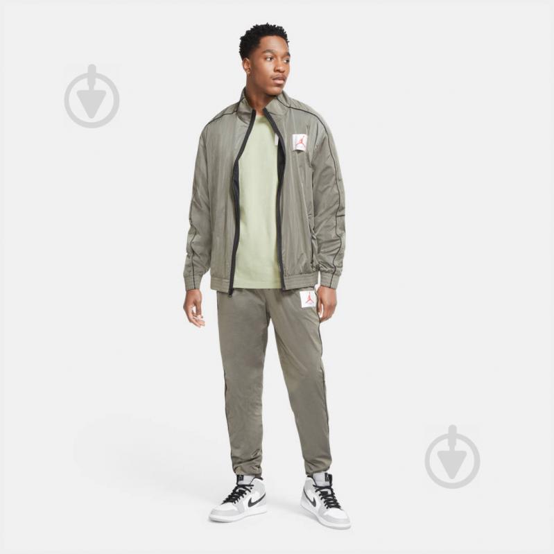 Джемпер Jordan M J FLIGHT WARMUP JACKET CK6652-354 р. S оливковый - фото 9