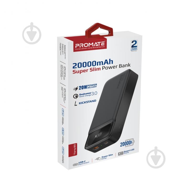 Повербанк Promate 20000 mAh (torq-20.black) - фото 6