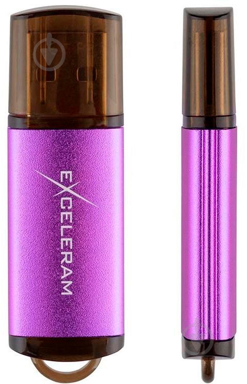 Флеш-память USB Exceleram A3 Series 32 ГБ USB 2.0 violet (EXA3U2PU32) - фото 2