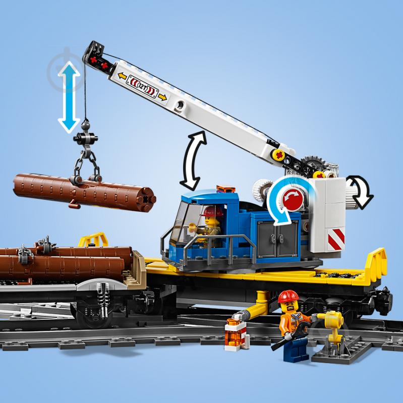 Конструктор LEGO City Грузовой поезд 60198 - фото 8