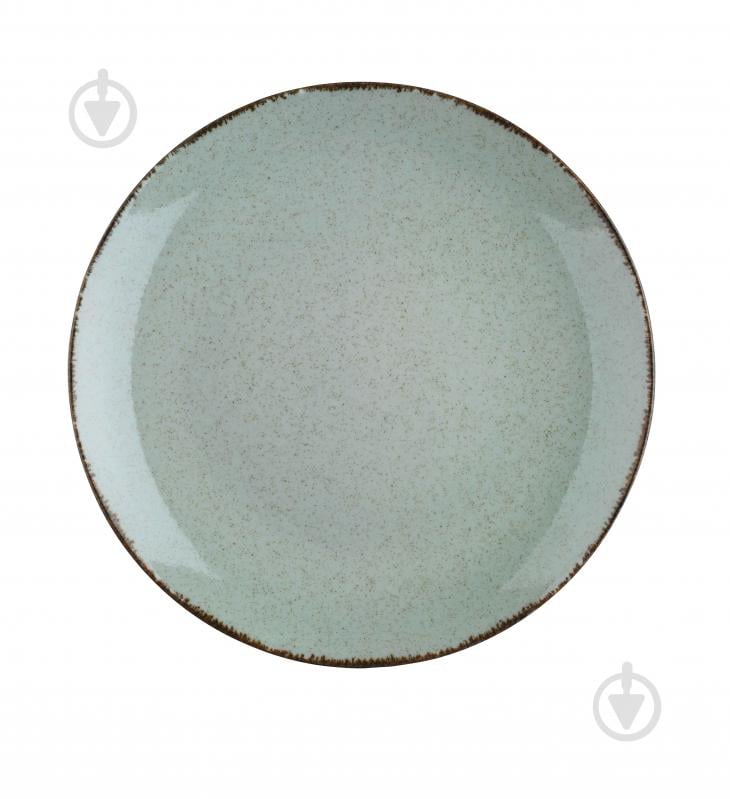 Тарелка подставная Kutahya Color X 27 см зеленая - фото 1 Тарелка подставная Kutahya Color X 27 см зеленая - фото 1