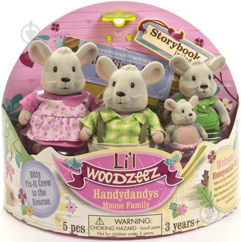 Игровой набор Li'l Woodzeez Семья Мышей 6003M - фото 3