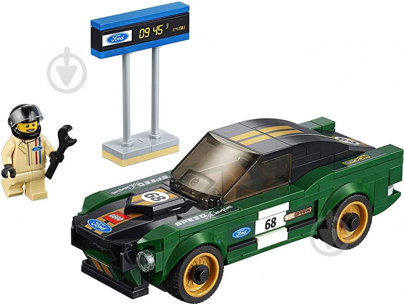 Конструктор LEGO Speed Champions Автомобиль Ford Mustang Fastback 1968 года 75884 - фото 2