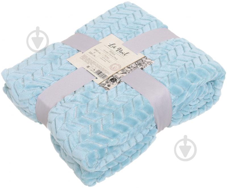 Плед flannel plush 200x220 см аква La Nuit - фото 3