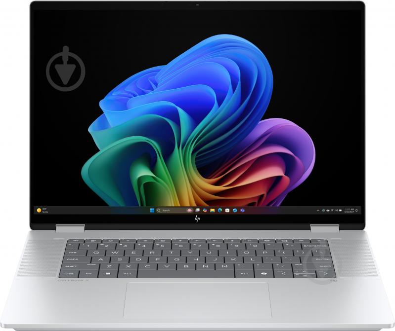 Ноутбук HP OmniBook X Flip x360 16-as0007ua 16" (C3UQ3EA) glacier silver - фото 1 Ноутбук HP OmniBook X Flip x360 16-as0007ua 16" (C3UQ3EA) glacier silver - фото 1