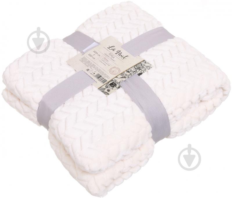 Плед flannel plush 200x220 см мокко La Nuit - фото 3 Плед flannel plush 200x220 см мокко La Nuit - фото 3