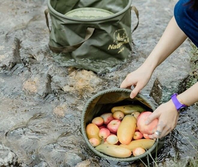 Ведро Naturehike NH20SJ040 20 л светло-коричневый - фото 4