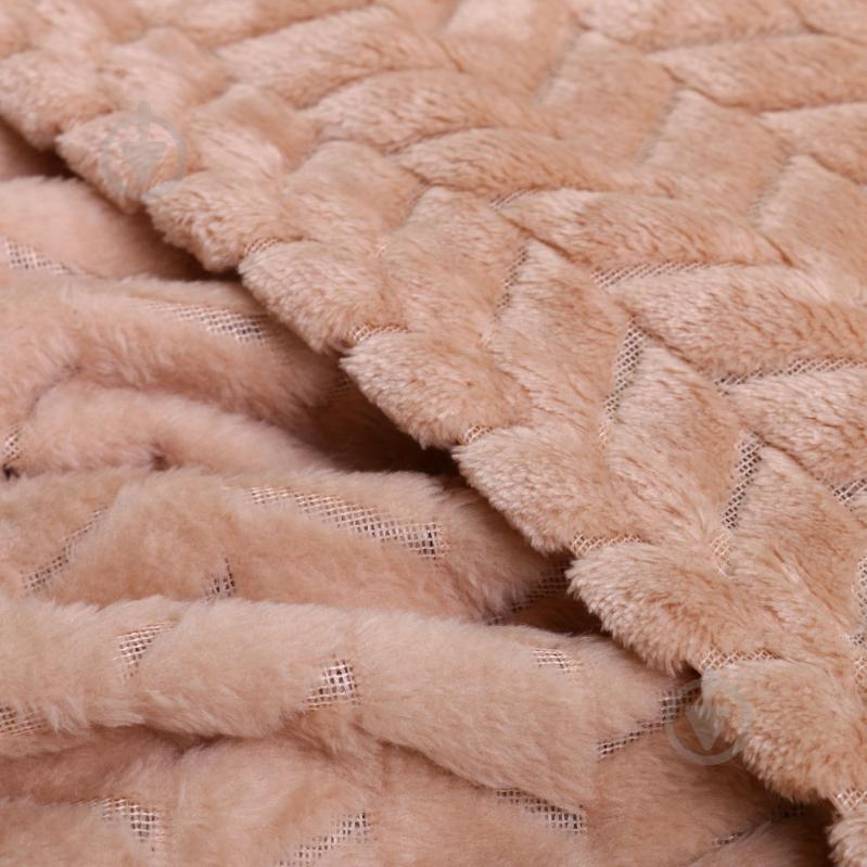 Плед flannel plush 200x220 см бежевый La Nuit - фото 2