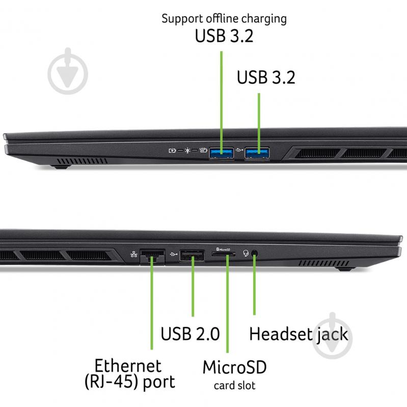 Ноутбук Acer Nitro 16S AN16S-61 16" (NH.QXKEU.004) obsidian black - фото 3