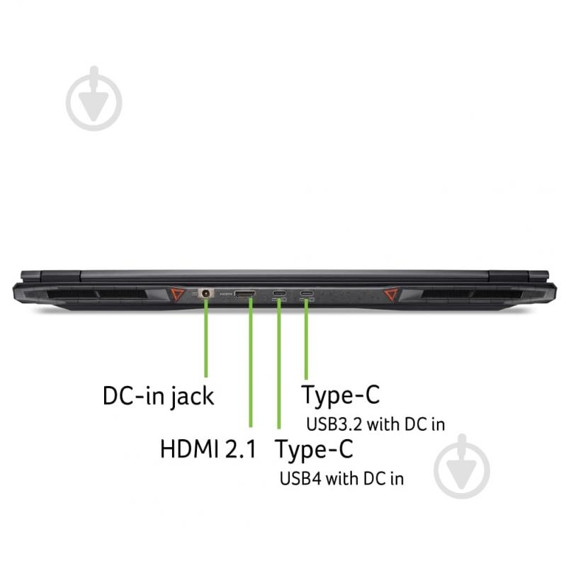 Ноутбук Acer Nitro 18 AN18-61 18" (NH.QYDEU.002) obsidian black - фото 3 Ноутбук Acer Nitro 18 AN18-61 18" (NH.QYDEU.002) obsidian black - фото 3