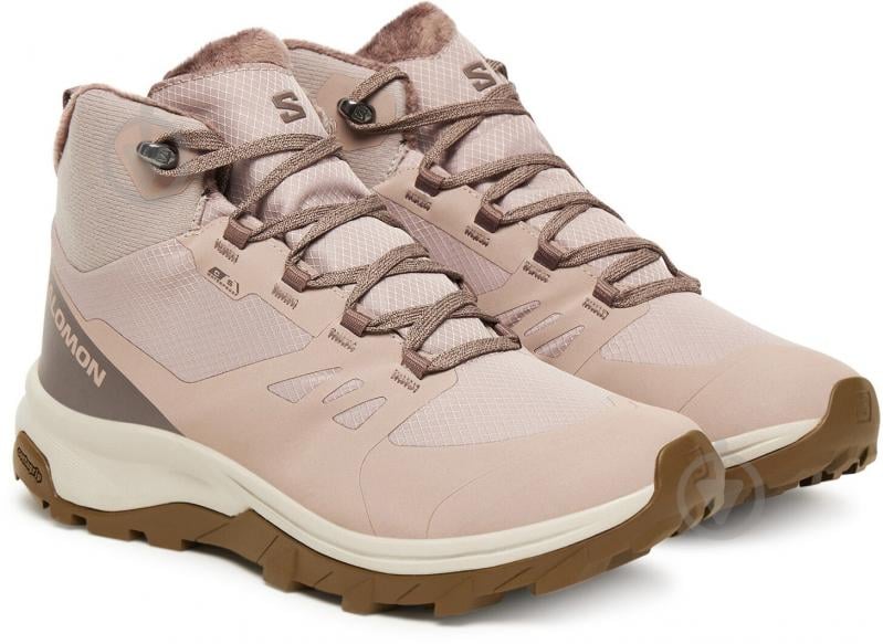 Ботинки Salomon OUTSNAP CSWP W L47854100 р.38 бежевый - фото 2 Ботинки Salomon OUTSNAP CSWP W L47854100 р.38 бежевый - фото 2