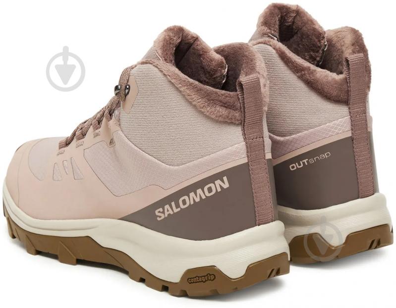 Ботинки Salomon OUTSNAP CSWP W L47854100 р.38 бежевый - фото 3 Ботинки Salomon OUTSNAP CSWP W L47854100 р.38 бежевый - фото 3