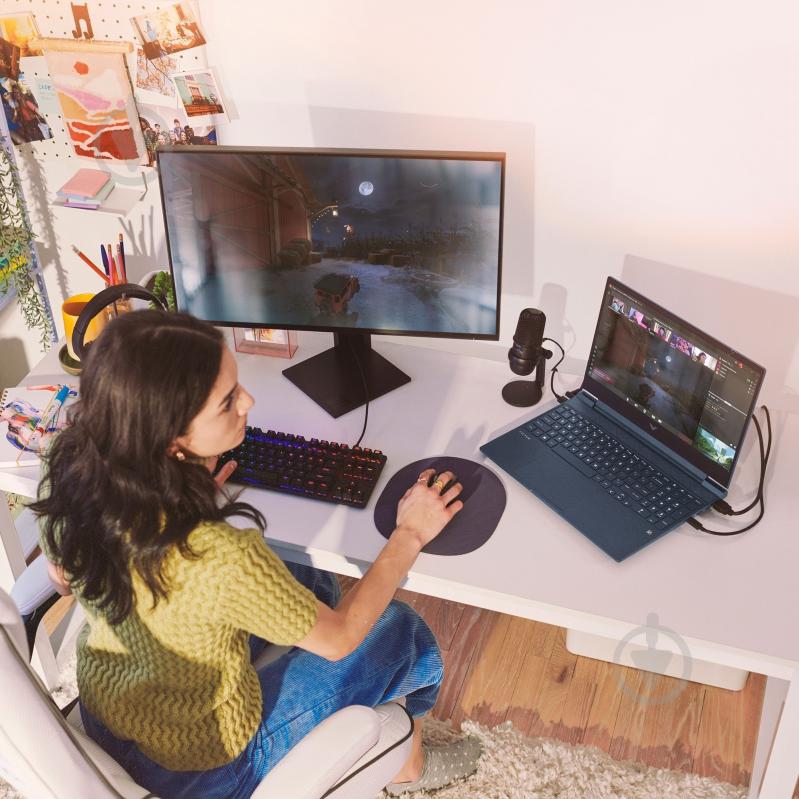 Ноутбук HP Victus Gaming Laptop 15-fb3045ua 15,6" (BV8X7EA) performance blue - фото 12