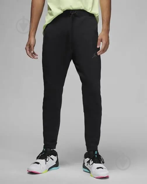 Брюки Nike M J DF SPRT STMT AIR FLC PANT DV9785-010 р. M черный - фото 1