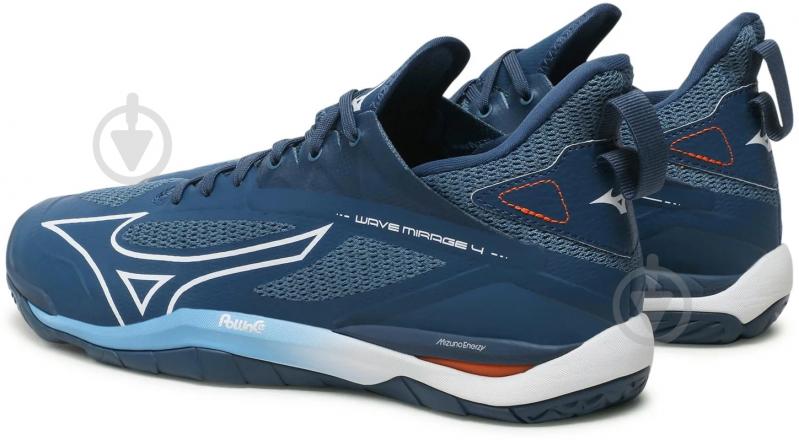 Кроссовки мужские Mizuno Wave Mirage 4 X1GA215021 р.45 синие - фото 2