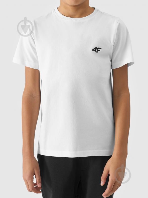 Футболка 4F TSHIRT M1116 4FJWSS24TTSHM1116-10S р.122 білий - фото 4