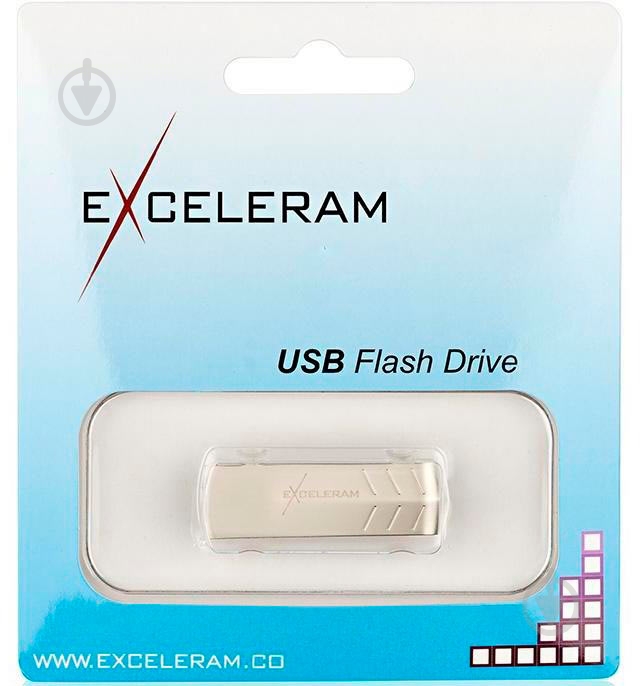 Флеш-память USB Exceleram U4 Series 64 ГБ USB 2.0 silver (EXP2U2U4S64) - фото 6
