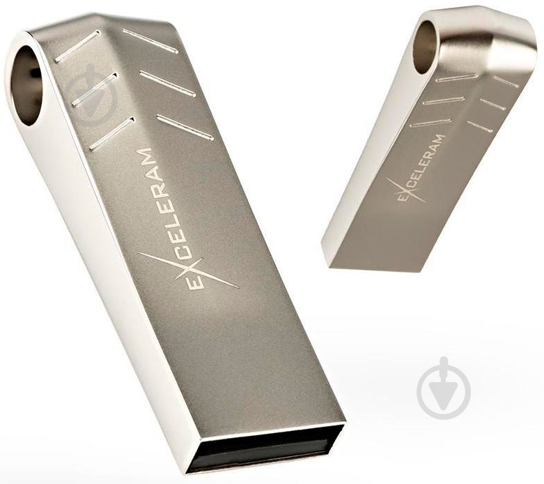 Флеш-память USB Exceleram U4 Series 64 ГБ USB 2.0 silver (EXP2U2U4S64) - фото 1