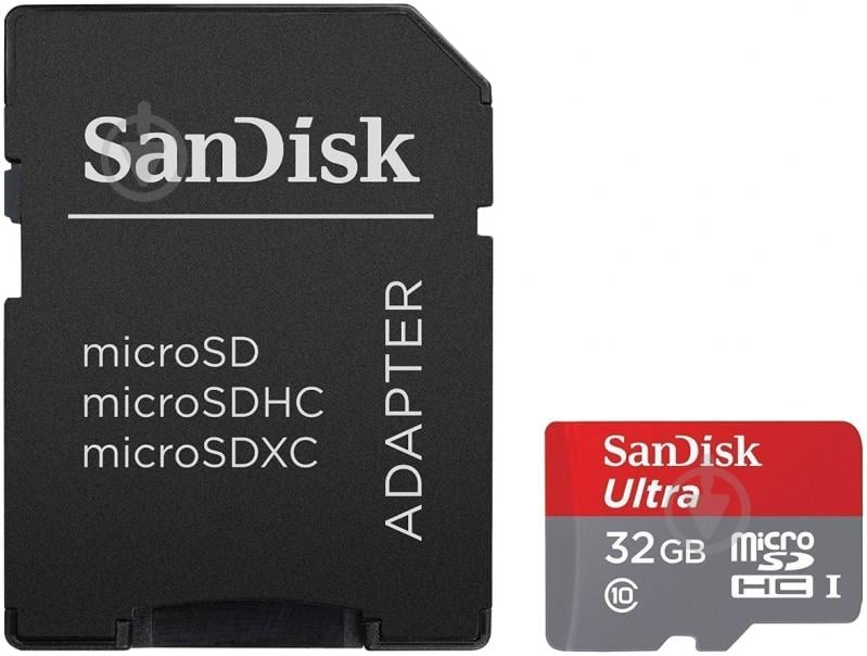 Карта памяти SanDisk Ultra 32GB microSDHC Class 10 UHS-I 48MB/s Android (SDSDQUAN-032G-G4A) - фото 2