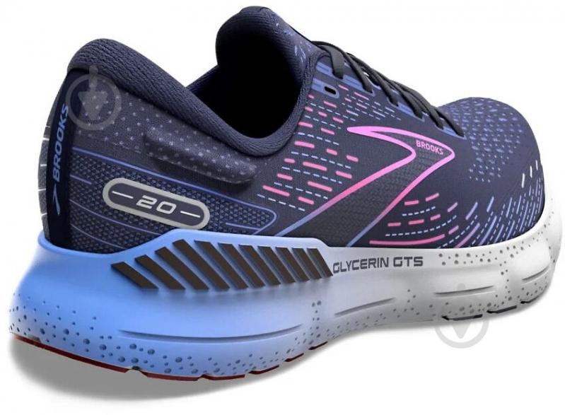 Кроссовки жіночі Brooks Glycerin GTS 20 1203701B-460 р.41 синие - фото 3