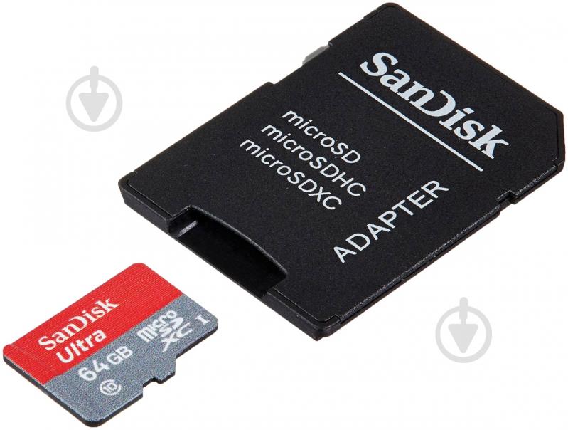 Карта памяти SanDisk Ultra 64GB microSDXC Class 10 UHS-I 48MB/s Android (SDSDQUAN-064G-G4A) - фото 3