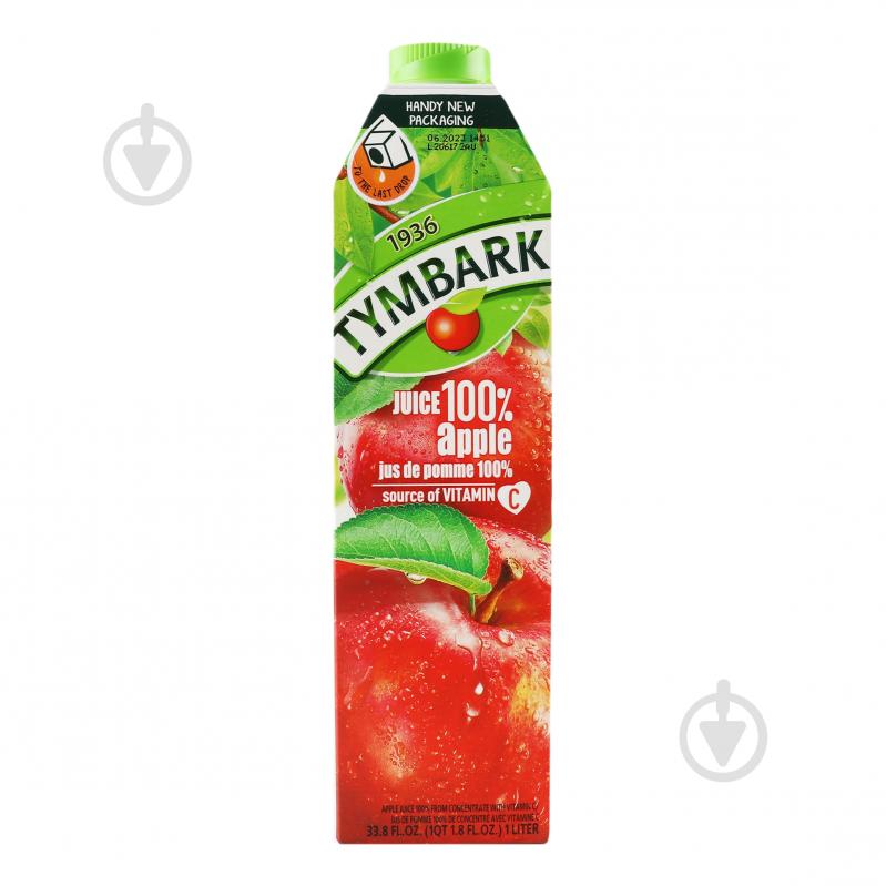 Сок Tymbark яблочный 100% 1 л - фото 1 Сок Tymbark яблочный 100% 1 л - фото 1