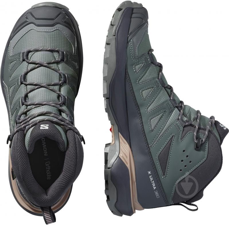 Ботинки Salomon X ULTRA 360 MID GTX W L47865000 р.40 2/3 серый - фото 5 Ботинки Salomon X ULTRA 360 MID GTX W L47865000 р.40 2/3 серый - фото 5