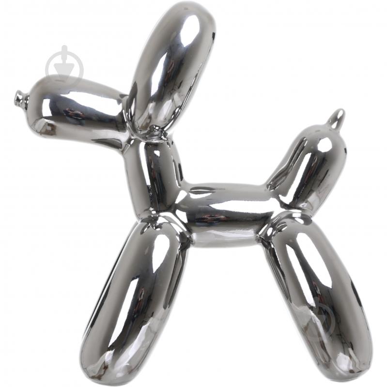 Статуэтка Aero Dog 25х25 см серебряный - фото 2 Статуэтка Aero Dog 25х25 см серебряный - фото 2