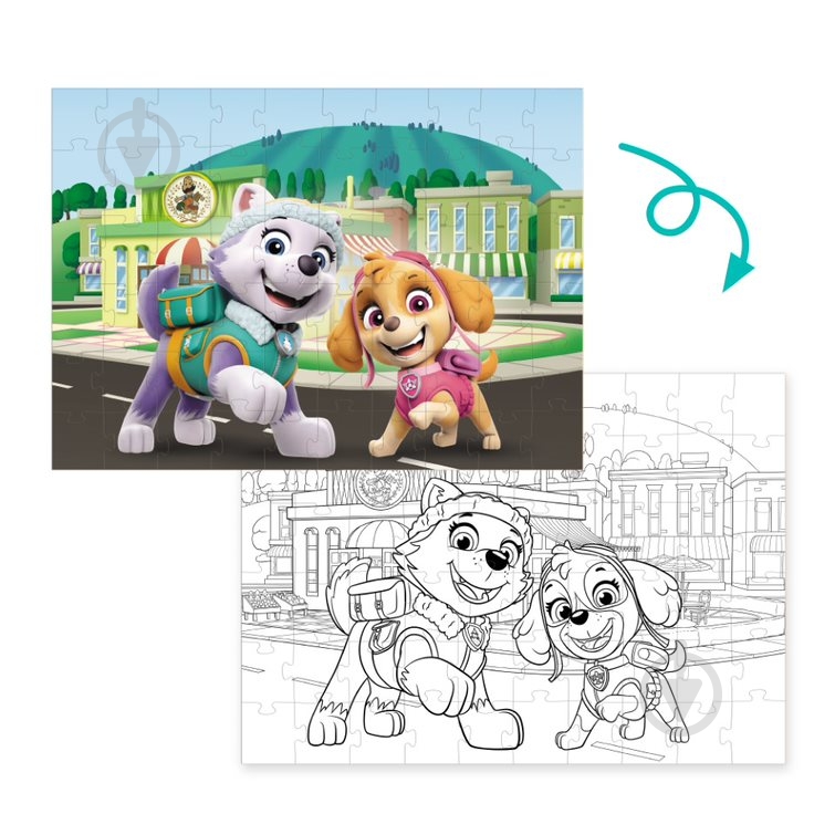 Пазлы DoDo 2 в 1 Paw Patrol 6860927 - фото 2