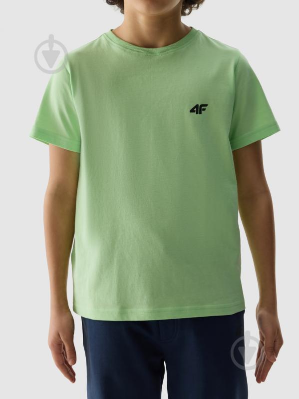 Футболка 4F TSHIRT M1116 4FJWSS24TTSHM1116-42S р.140 зелений - фото 5