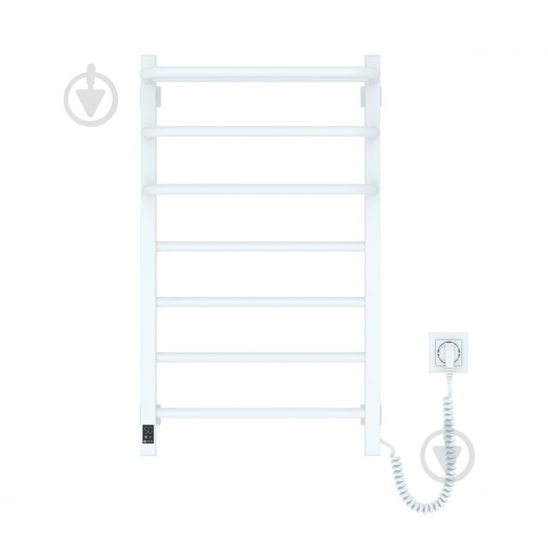Полотенцесушитель электрический NAVIN Fortis 480х800 Sensor правый белый - фото 2